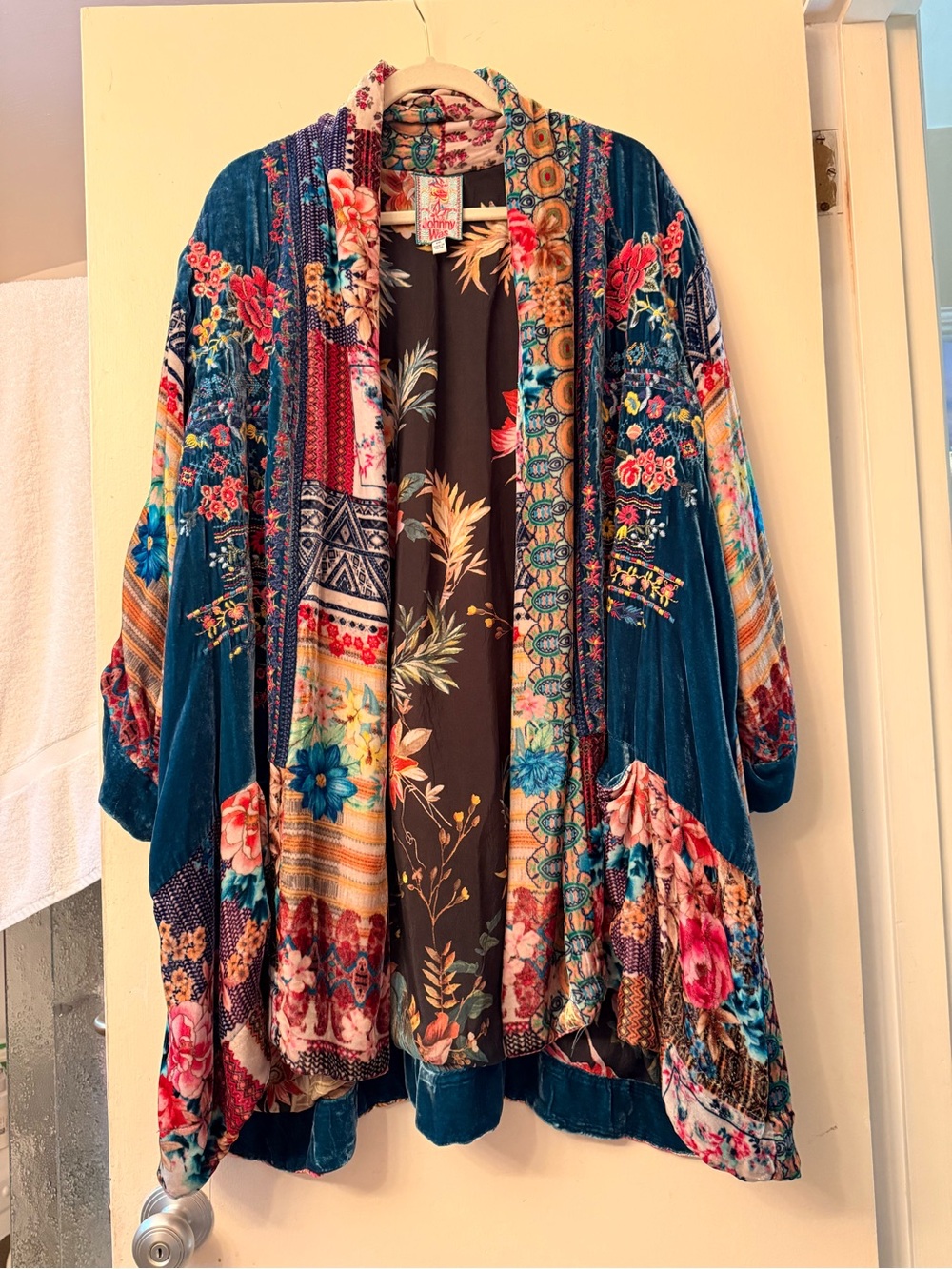 The Exotic Gorgeous Johnny Was Biza Embroidered Kimono jacket in XXL: Pls. Read - Picture 4 of 16